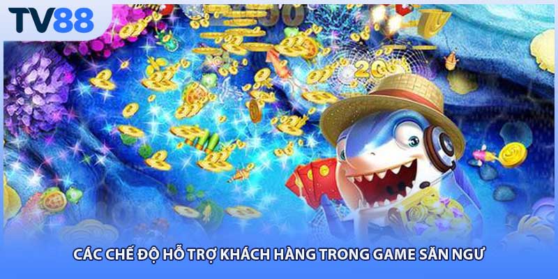 Các chế độ hỗ trợ khách hàng trong game săn ngư